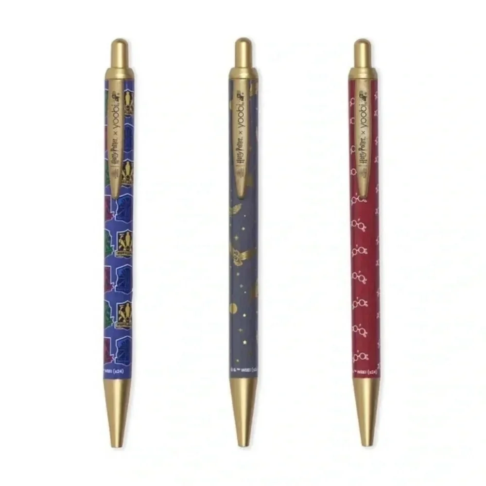 Yoobi X Harry Potter 3 pk Ballpoint Pens New in package school office supplies